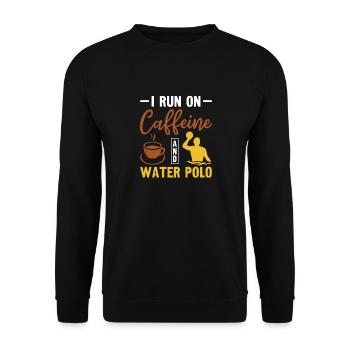 Water Polo Wasserball - Unisex Sweatshirt - black - Front - Alina (178cm) & Michal (187cm)
