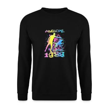 Génial depuis 1989. Agilité, Hundetraining - Sweat-shirt Unisexe - noir - Devant - Alina (178cm) & Michal (187cm)