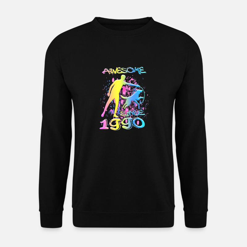 Awesome since 1990. Agility, Hundetraining - Unisex Sweatshirt - black