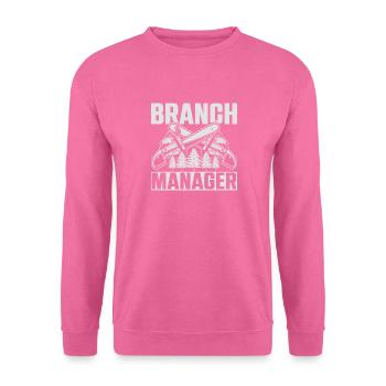 Branch Manager Zweige Äste Förster Forstwirt - Unisex Pullover - Pink - Vorne