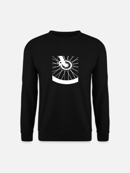 Bicycle Tire Gift Wheel - Unisex Sweatshirt - black