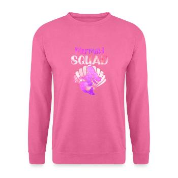 Mermaid Squad Mythical Creature Fin Mermaid - Sweat-shirt Unisexe - rose - Devant