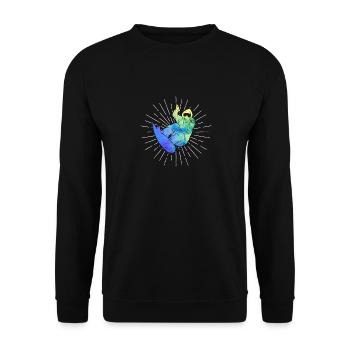 Snowboard Activité de plein air Snowboarder Hiver - Sweat-shirt Unisexe - noir - Devant - Alina (178cm) & Michal (187cm)