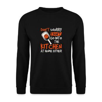 Funny Pickleball Humor Pickleball Kitchen Pickleba - Unisex Sweatshirt - black - Front - Alina (178cm) & Michal (187cm)