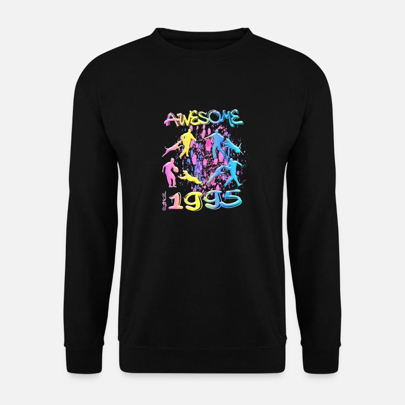 Awesome since 1995. Agility, Hundetraining - Unisex Pullover - Schwarz