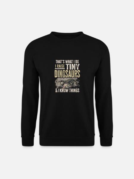 Tegu Lucertola Erpetologo rettile - Felpa unisex - nero