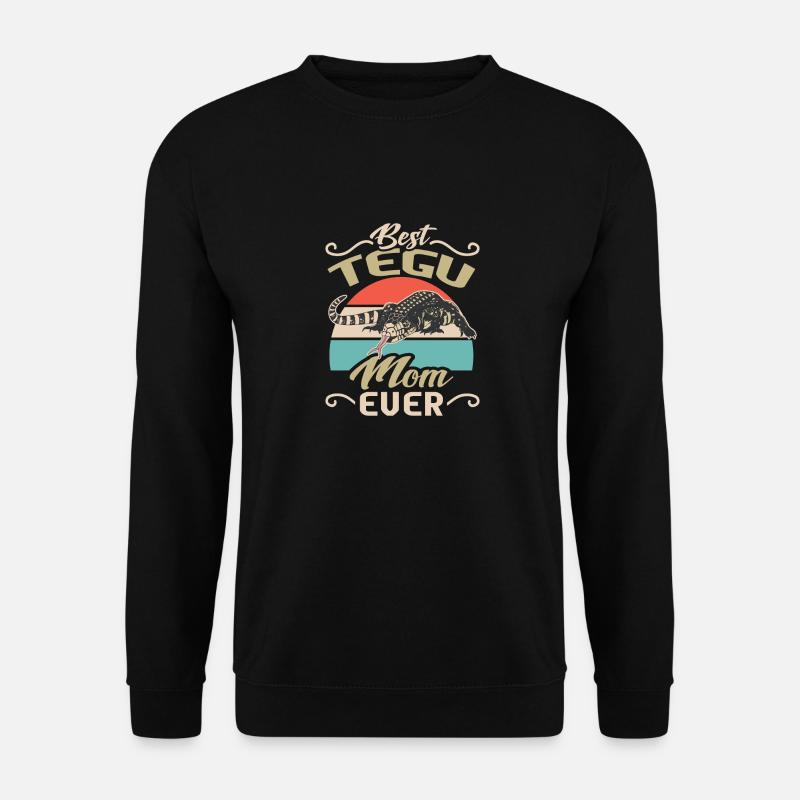 Tegu Lizard Reptile Herpetologist - Unisex Sweatshirt - black