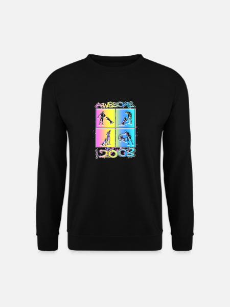 Awesome since 2003. Agility, Hundetraining - Unisex Sweatshirt - black