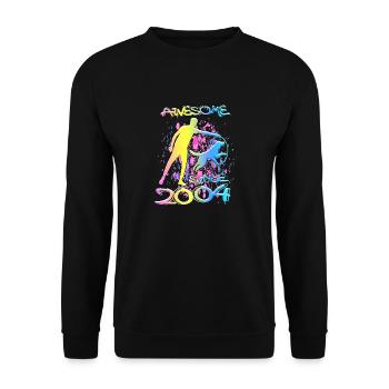 Génial depuis 2004. Agilité, Hundetraining - Sweat-shirt Unisexe - noir - Devant - Alina (178cm) & Michal (187cm)