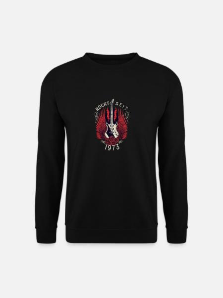Geburtstag 50. Geburtstag Frau Mann 1973 Rockt - Unisex Pullover - Schwarz
