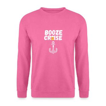 Lustiges Kreuzfahrt Geschenk booze cruise - Unisex Pullover - Pink - Vorne