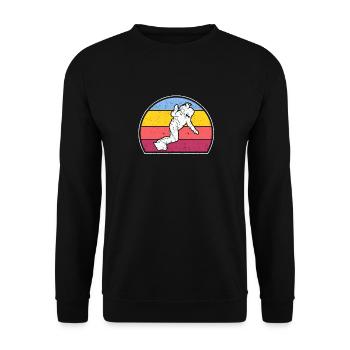 Boarder Girl Snowboarder Snowboard Ski Sports d’hiver - Sweat-shirt Unisexe - noir - Devant - Alina (178cm) & Michal (187cm)