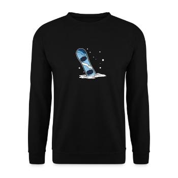 Snowboard In Snowboarder Snowboarder Winter Sports - Unisex Sweatshirt - black - Front - Alina (178cm) & Michal (187cm)