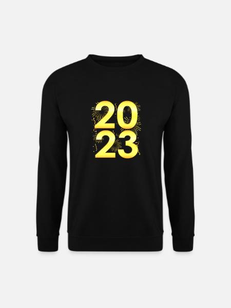 Silvesterparty - Neujahrstag 2023 - Unisex Pullover - Schwarz