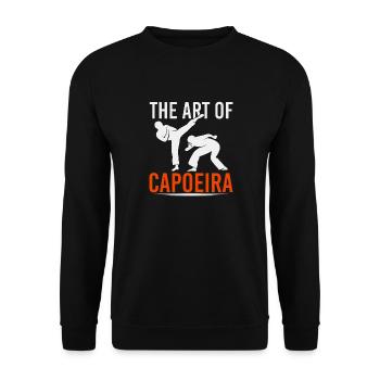 The Art Of Capoeira Dance Style Martial Arts Martial Arts - Unisex Sweatshirt - black - Front - Alina (178cm) & Michal (187cm)