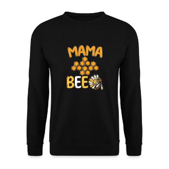 Mama Bee Apiculteur Honey Farmer Bees - Sweat-shirt Unisexe - noir - Devant - Alina (178cm) & Michal (187cm)
