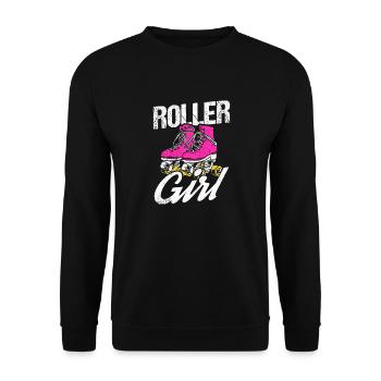 Rollschuhe Roller Girl Roller Skates Rollschuh Shi - Unisex Pullover - Schwarz - Vorne - Alina (178cm) & Michal (187cm)