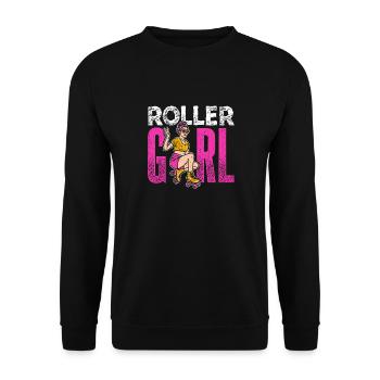 Rollschuhe Roller Girl Roller Skates Rollschuh Moi - Unisex Pullover - Schwarz - Vorne - Alina (178cm) & Michal (187cm)