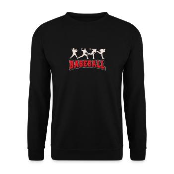 Lanceur de baseball Lanceur de baseball Closer Relief B - Sweat-shirt Unisexe - noir - Devant - Alina (178cm) & Michal (187cm)