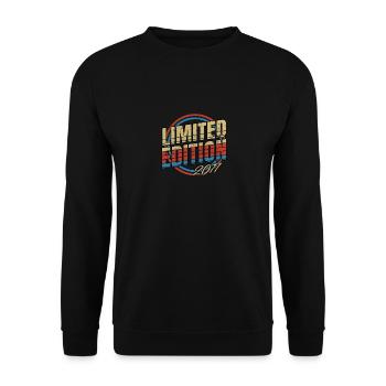 Limited Edition 2011 Vintage - Unisex Pullover - Schwarz - Vorne - Alina (178cm) & Michal (187cm)