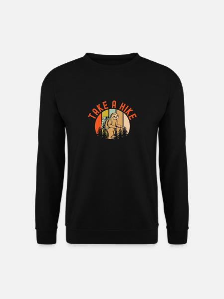 Drôle de paresseux Faites une randonnée Paresseux Randonnée - Sweat-shirt Unisexe - noir