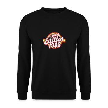 Edition Limitée Millésime 1986 - Sweat-shirt Unisexe - noir - Devant - Alina (178cm) & Michal (187cm)