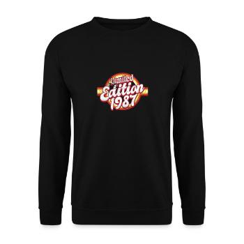 Edition Limitée Millésime 1987 - Sweat-shirt Unisexe - noir - Devant - Alina (178cm) & Michal (187cm)