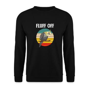 cockatiel cockatoo parrot bird gift - Unisex Sweatshirt - black - Front - Alina (178cm) & Michal (187cm)