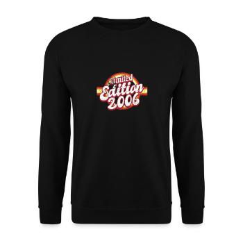 Limited Edition 2006 Vintage - Unisex Pullover - Schwarz - Vorne - Alina (178cm) & Michal (187cm)