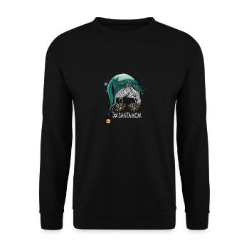 Merry Christmas Mother beautiful gifts - Unisex Sweatshirt - black - Front - Alina (178cm) & Michal (187cm)