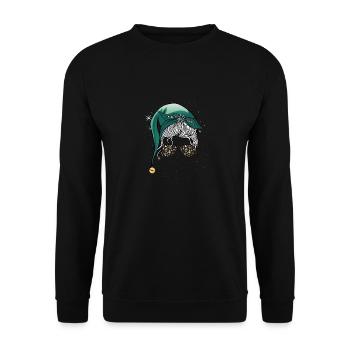 Merry Christmas Mother beautiful gifts - Unisex Sweatshirt - black - Front - Alina (178cm) & Michal (187cm)