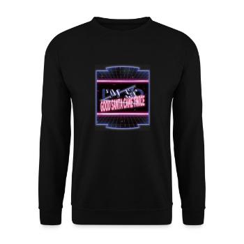 vacances de Noël drôle gym cadeau dork anniversaire - Sweat-shirt Unisexe - noir - Devant - Alina (178cm) & Michal (187cm)