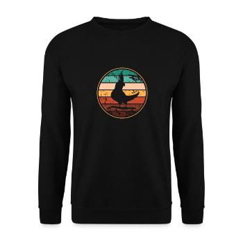 cockatiel cockatoo parrot bird gift - Unisex Sweatshirt - black - Front - Alina (178cm) & Michal (187cm)
