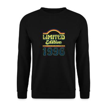 Limited Edition 1996 Vintage - Unisex Sweatshirt - black - Front - Alina (178cm) & Michal (187cm)