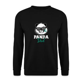 Stay Calm Panda Yoga Cute Panda Bear Panda Lover - Unisex Pullover - Schwarz - Vorne - Alina (178cm) & Michal (187cm)