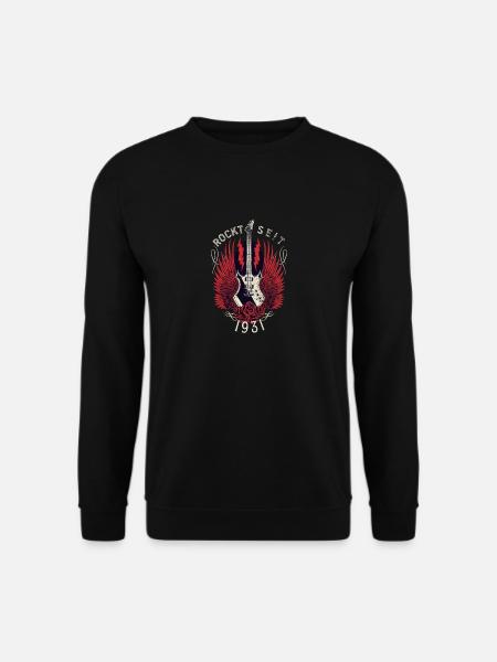 Geburtstag 92. Geburtstag Frau Mann 1931 Lustig - Unisex Pullover - Schwarz