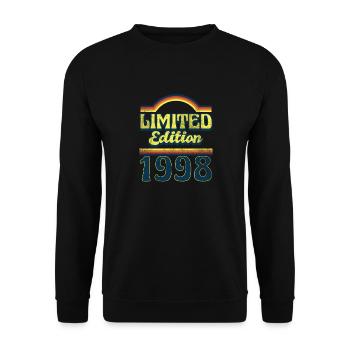 Edition Limitée Millésime 1998 - Sweat-shirt Unisexe - noir - Devant - Alina (178cm) & Michal (187cm)