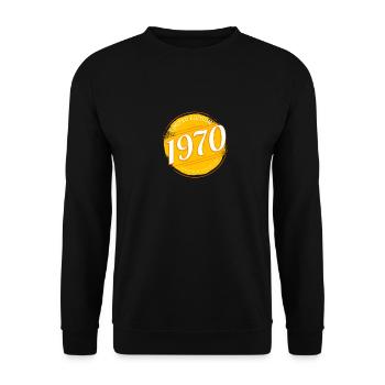 Limited Edition 1970 and as sexy as ever - Unisex Sweatshirt - black - Front - Alina (178cm) & Michal (187cm)