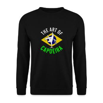 The Art Of Capoeira Dance Style Martial Arts Martial Arts - Unisex Sweatshirt - black - Front - Alina (178cm) & Michal (187cm)
