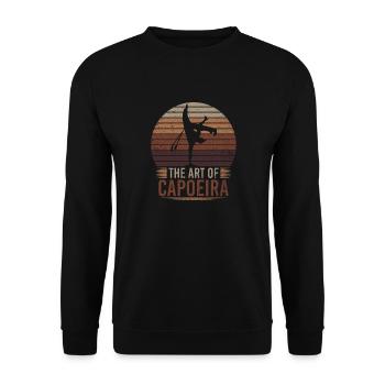 The Art Of Capoeira Dance Style Martial Arts Martial Arts - Unisex Sweatshirt - black - Front - Alina (178cm) & Michal (187cm)