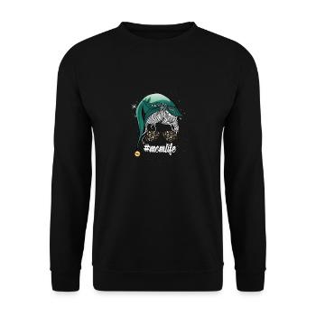 Merry Christmas Mother beautiful gifts - Unisex Sweatshirt - black - Front - Alina (178cm) & Michal (187cm)