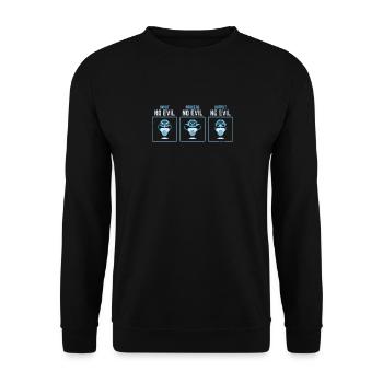 Wise Robots Computer Programmer Engineer Software - Unisex Pullover - Schwarz - Vorne - Alina (178cm) & Michal (187cm)