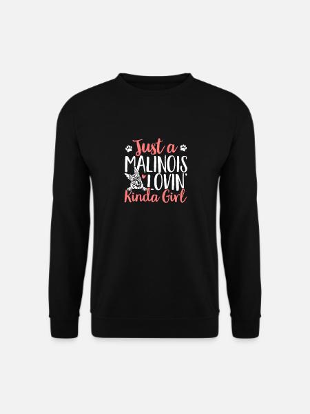Malinois Belgian Shepherd Mechelaar Dog - Unisex Sweatshirt - black
