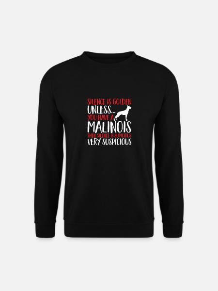 Malinois Belgian Shepherd Mechelaar Dog - Unisex Sweatshirt - black