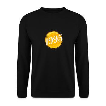 Limited Edition 1995 and as sexy as ever - Unisex Pullover - Schwarz - Vorne - Alina (178cm) & Michal (187cm)