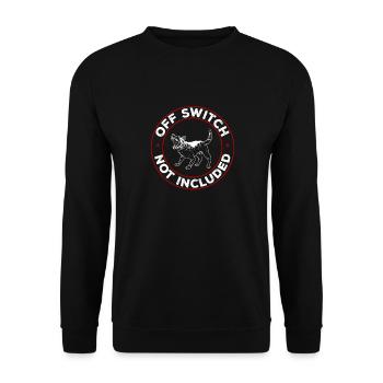 Malinois Belgischer Schäferhund Mechelaar Hund - Unisex Pullover - Schwarz - Vorne - Alina (178cm) & Michal (187cm)