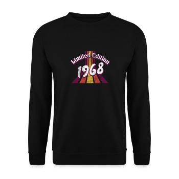Edition Limitée 1968 Millésime - Sweat-shirt Unisexe - noir - Devant - Alina (178cm) & Michal (187cm)