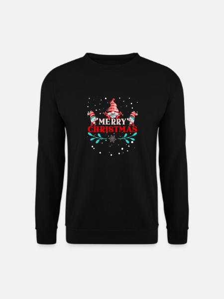 Merry Cristmas gnomes - Unisex Sweatshirt - black