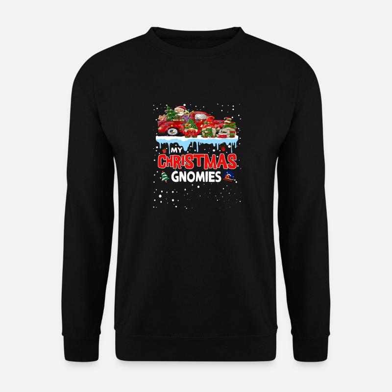 My Christmas Gnomies - Unisex Pullover - Schwarz