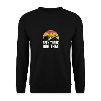 Excavator Excavator Driver Excavation Construction Site Road Construction - Unisex Sweatshirt - black - Front - Alina (178cm) & Michal (187cm)